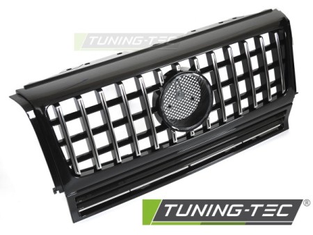 GRILLE SPORT W464 LOOK CHROME BLACK fits MERCEDES W463 90-12 