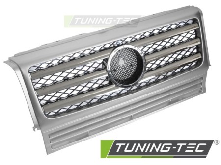 GRILLE SPORT SILVER CHROME fits MERCEDES W463 90-12 