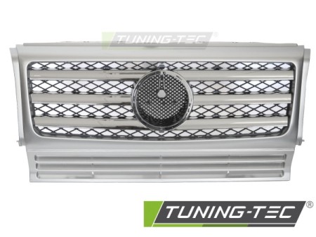 GRILLE SPORT SILVER CHROME fits MERCEDES W463 90-12 