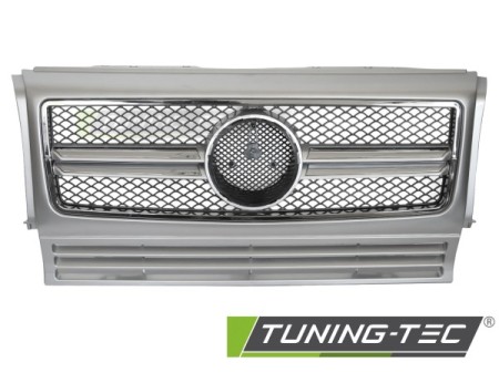 GRILLE SPORT SILVER CHROME fits MERCEDES W463 90-12 