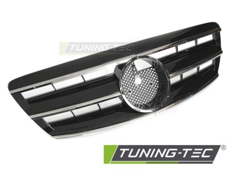 GRILLE SPORT CHROME BLACK fits MERCEDES W220 02-05