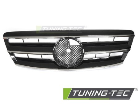 GRILLE SPORT CHROME BLACK fits MERCEDES W220 02-05