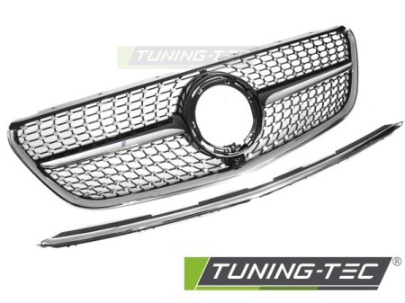 GRILLE DIAMOND BLACK CHROME fits MERCEDES VITO W447 19-23