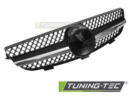 GRILLE SPORT CHROME BLACK fits MERCEDES CLK W209 03-10