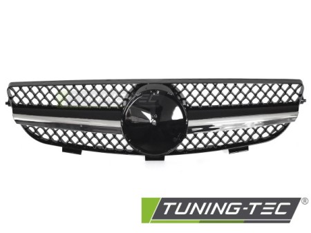 GRILLE SPORT CHROME BLACK fits MERCEDES CLK W209 03-10