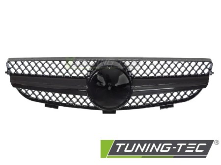 GRILLE SPORT GLOSSY BLACK fits MERCEDES CLK W209 03-10