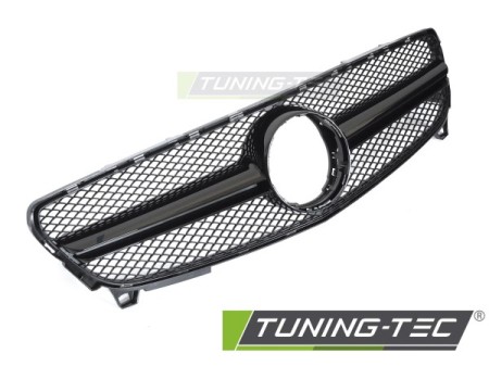 GRILLE GLOSSY BLACK fits MERCEDES W176 15-18