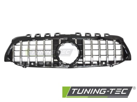 GRILLE SPORT CHROME BLACK fits MERCEDES A-CLASS W177 18-22
