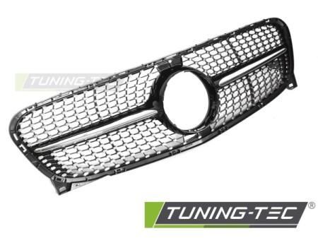 GRILLE DIAMOND BLACK CHROME fits MERCEDES GLA X156 13-16