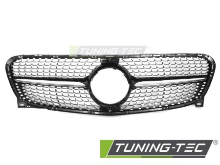GRILLE DIAMOND BLACK CHROME fits MERCEDES GLA X156 13-16