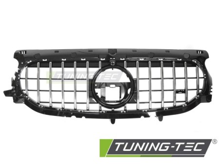 GRILLE SPORT BLACK CHROME fits MERCEDES GLA H247 19-23