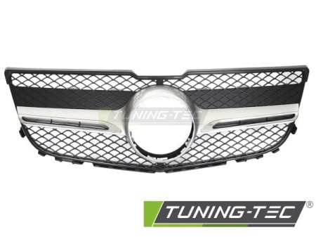 GRILLE SPORT SILVER CHROME fits MERCEDES GLK X204 13-15