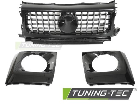 GRILLE SPORT BLACK CHROME fits MERCEDES G-CLASS W464 18-24