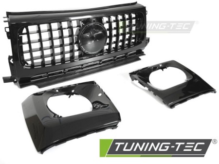 GRILLE SPORT GLOSSY BLACK fits MERCEDES G-CLASS W464 18-24