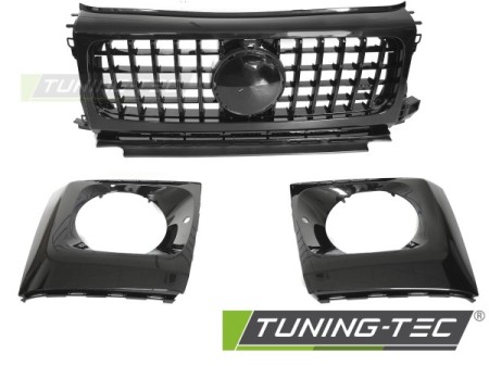 GRILLE SPORT GLOSSY BLACK fits MERCEDES G-CLASS W464 18-24