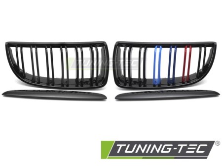 GRILLE SPORT GLOSSY BLACK TRI-COLOUR DOUBLE BLACK fits BMW E90 / E91 05-08