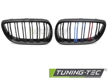 GRILLE SPORT GLOSSY BLACK TRI-COLOUR DOUBLE BAR fits BMW E92 / E93 06-10