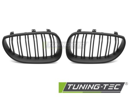 GRILLE SPORT MATT BLACK DOUBLE BAR fits BMW E60 / E61 03-10 