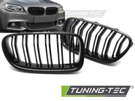 GRILLE SPORT GLOSSY BLACK DOUBLE BAR fits BMW F10 / F11 10-16