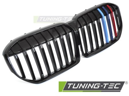 GRILLE GLOSSY BLACK TRI-COLOUR fits BMW G11 / G12 LCI 19-22
