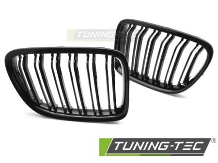 GRILLE SPORT GLOSSY BLACK DOUBLE BAR fits BMW X1 E84 09-14