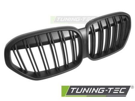 GRILLE SPORT MATT BLACK DOUBLE BAR fits BMW X1 F48 LCI 20-22