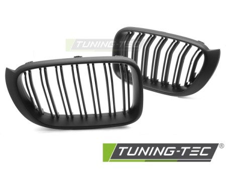 GRILLE SPORT MATT BLACK DOUBLE BAR fits BMW X3 F25 LCI 14-17 / X4 F26 14-18