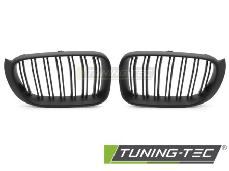 GRILLE SPORT MATT BLACK DOUBLE BAR fits BMW X3 F25 LCI 14-17 / X4 F26 14-18