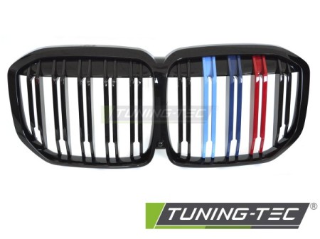 GRILLE SPORT GLOSSY BLACK TRI-COLOUR DOUBLE BAR fits BMW X7 G07 18-22 