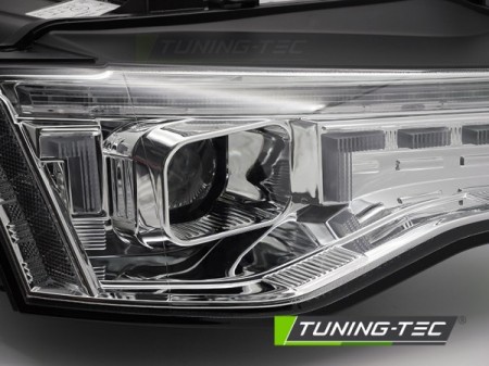 HALOGEN HEADLIGHTS LED CHROME SEQ fits AUDI A5 11-16