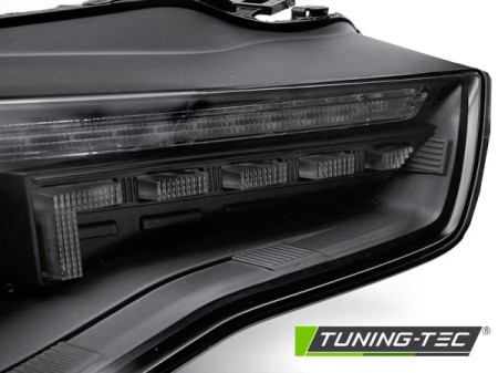 HALOGEN HEADLIGHTS LED BLACK SEQ fits AUDI A5 11-16