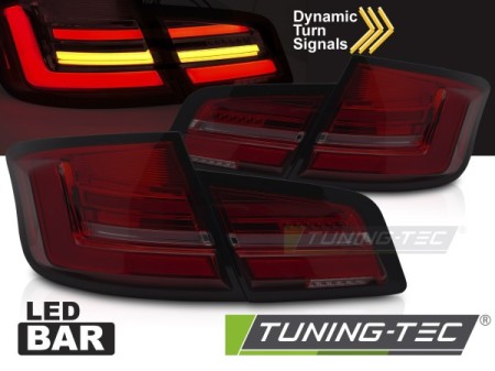 LED BAR TAIL LIGHTS RED SMOKE SEQ fits BMW F10 10-13