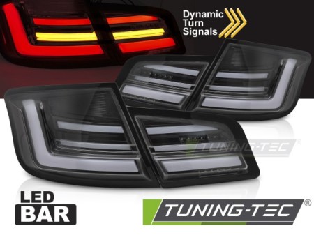 LED BAR TAIL LIGHTS BLACK SEQ fits BMW F10 10-13
