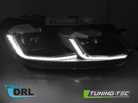 HEADLIGHTS SILVER LINE LED SEQ DRL fits VW GOLF VI 08-12