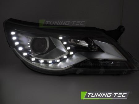 HEADLIGHTS DAYLIGHT BLACK fits VW TIGUAN I 07-11