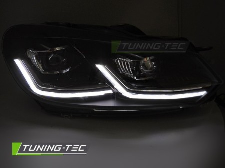 HEADLIGHTS FULL LED SILVER DRL SEQ fits VW GOLF 6 08-12