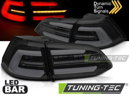 LED TAIL LIGHTS BLACK SMOKE SEQ fits VW GOLF 7 13-17 SW