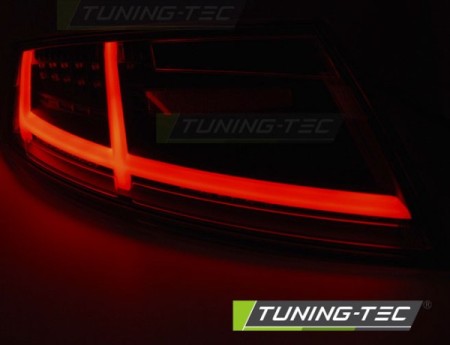 LED BAR TAIL LIGHTS BLACK SMOKE fits AUDI TT 04.06-02.14