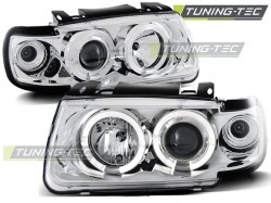 HEADLIGHTS ANGEL EYES CHROME fits VW POLO 6N 10.94-09.99 HATCHBACK