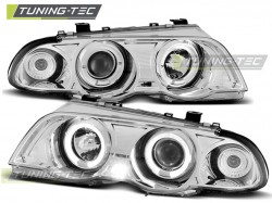 HEADLIGHTS ANGEL EYES CHROME fits BMW E46 05.98-08.01 S/T