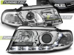 HEADLIGHTS DAYLIGHT CHROME fits AUDI A4 01.99-09.00