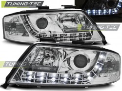 HEADLIGHTS DAYLIGHT CHROME fits AUDI A6 05.97-05.01