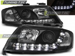 HEADLIGHTS DAYLIGHT BLACK fits AUDI A6 05.97-05.01