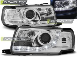 HEADLIGHTS DAYLIGHT CHROME fits AUDI 80 B4 09.91-04.96