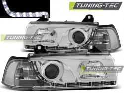 HEADLIGHTS DAYLIGHT CHROME fits BMW E36 12.90-08.99