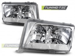 HEADLIGHTS CHROME fits MERCEDES W124 01.85-04.93