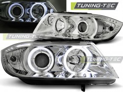 HEADLIGHTS ANGEL EYES CCFL CHROME fits BMW E90/E91 03.05-08.08 