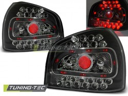 LED TAIL LIGHTS BLACK fits AUDI A3 08.96-08.00