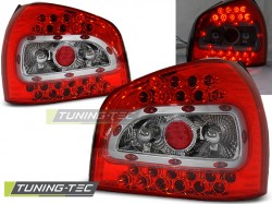 LED TAIL LIGHTS RED WHITE fits AUDI A3 08.96-08.00