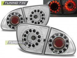 LED TAIL LIGHTS CHROME fits SEAT LEON 04.99-08.04